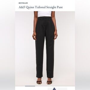A&F Quinn Tailored straight pants